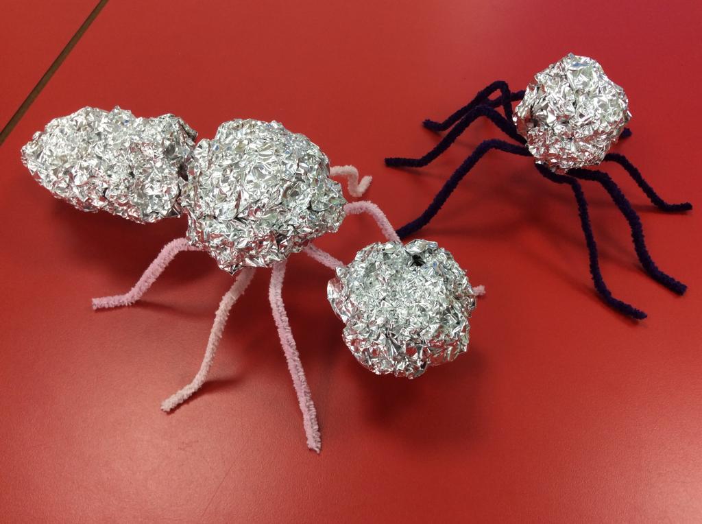 Making-tinfoil-ant-and-spider